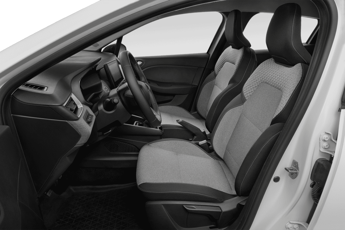 Vordersitze eines Renault Clio (neues Modell)