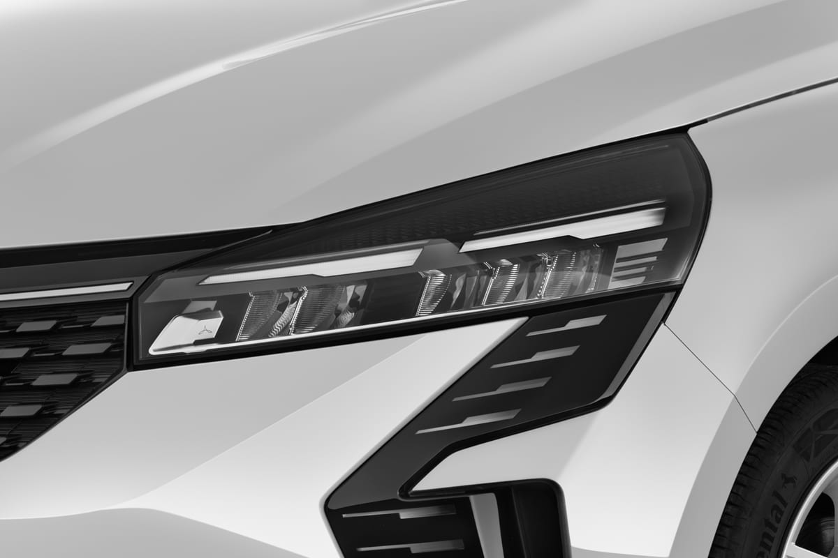 Frontscheinwerfer eines Renault Clio (neues Modell)