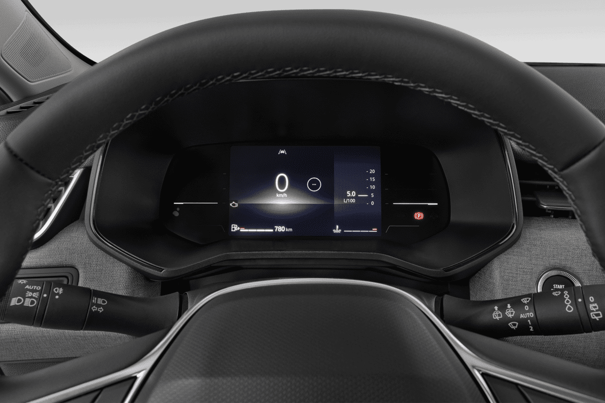 Kombiinstrument eines Renault Clio (neues Modell)