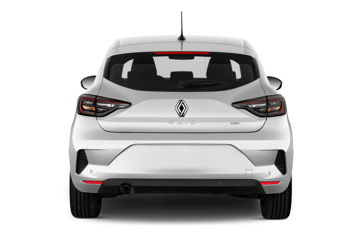 Heckansicht eines Renault Clio (neues Modell)