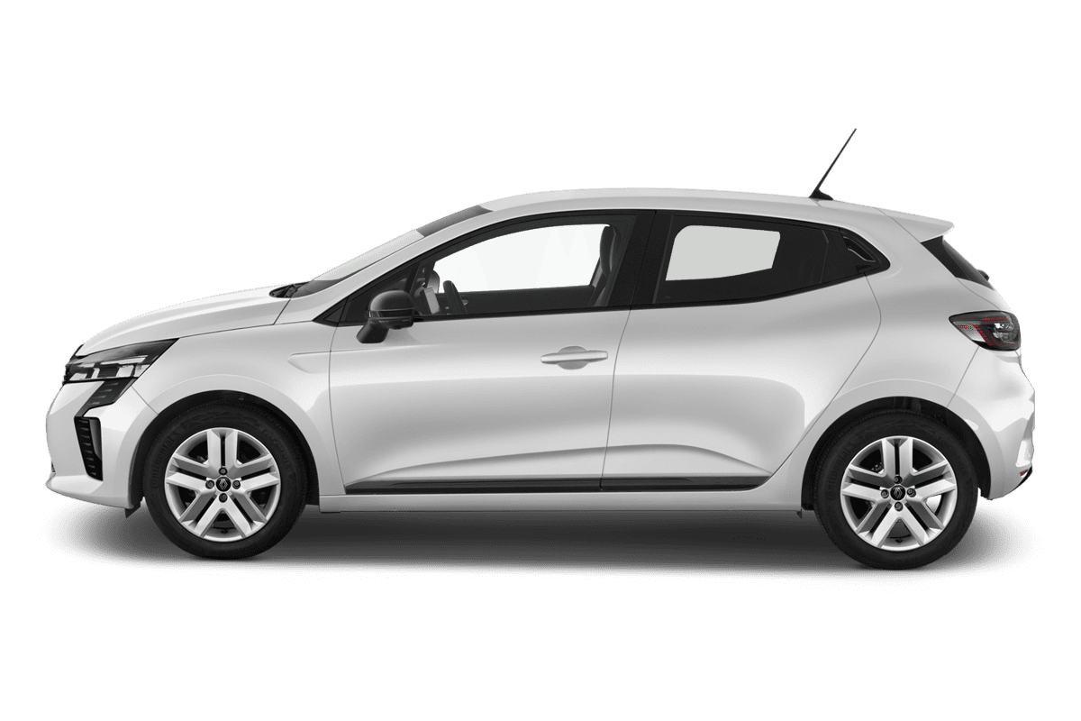 Seitenansicht eines Renault Clio (neues Modell)