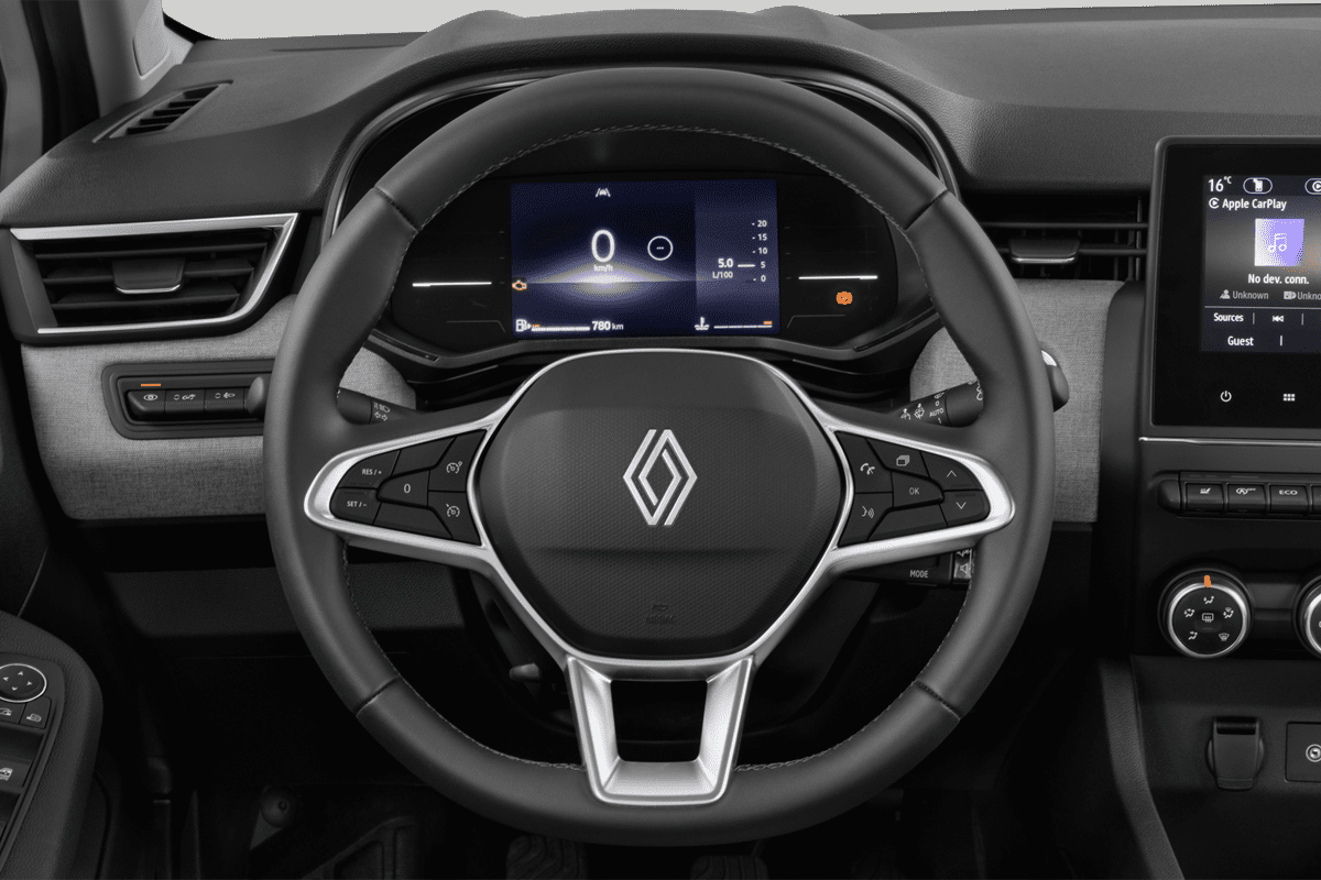 Lenkrad eines Renault Clio (neues Modell)