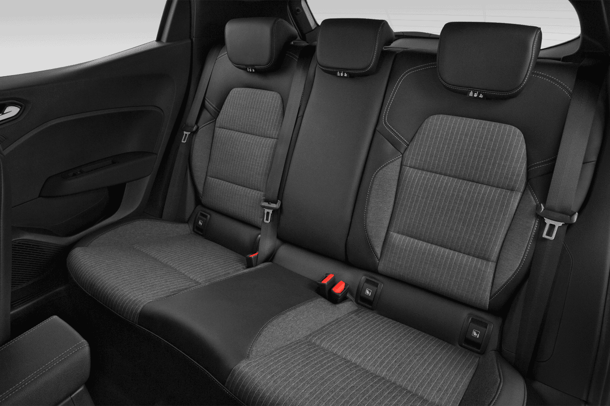 Rücksitzbank eines Renault Clio Hybrid (neues Modell)