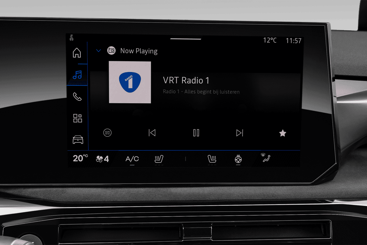 Audiosystem eines Renault Clio Hybrid (neues Modell)