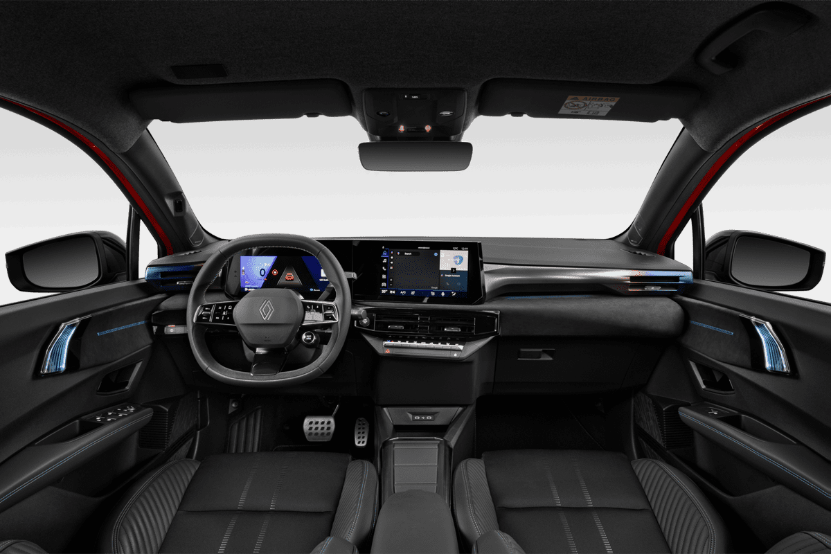 Armaturenbrett eines Renault Clio Hybrid (neues Modell)