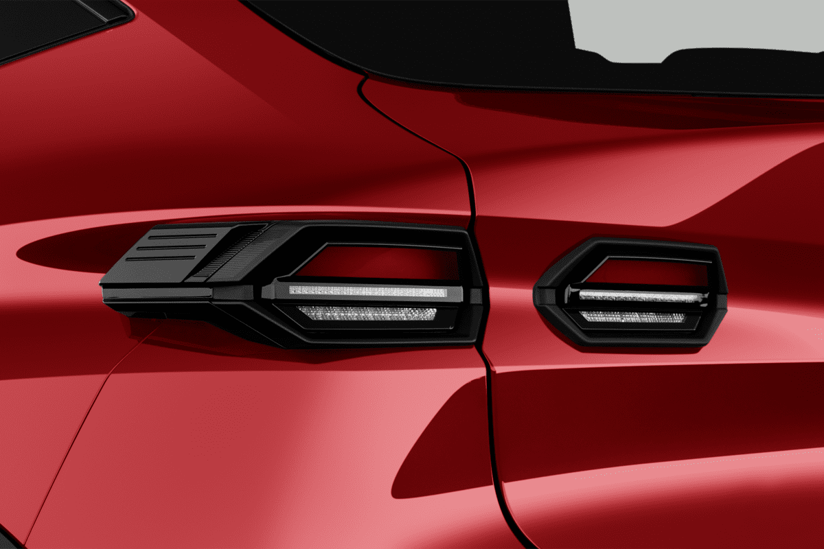 Heckleuchten eines Renault Clio Hybrid (neues Modell)