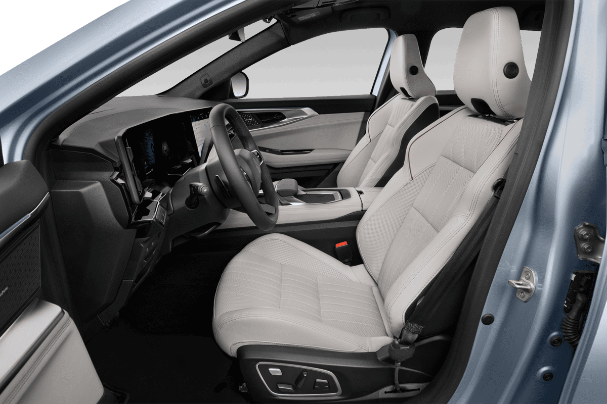 Vordersitze eines Renault Espace Hybrid 