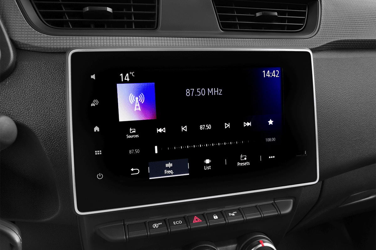 Audiosystem eines Renault Express