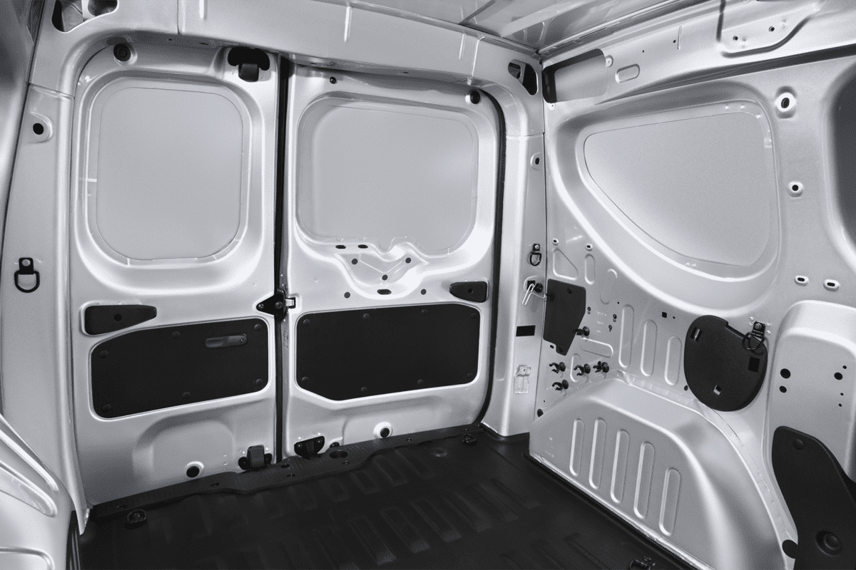 Rücksitzbank eines Renault Express