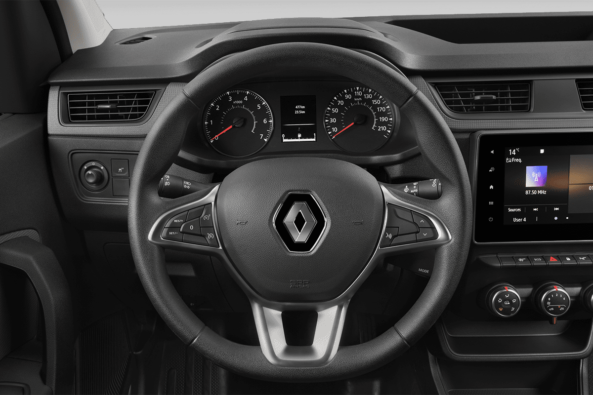 Lenkrad eines Renault Express