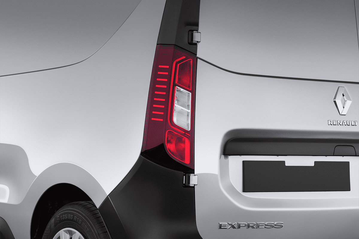 Heckleuchten eines Renault Express