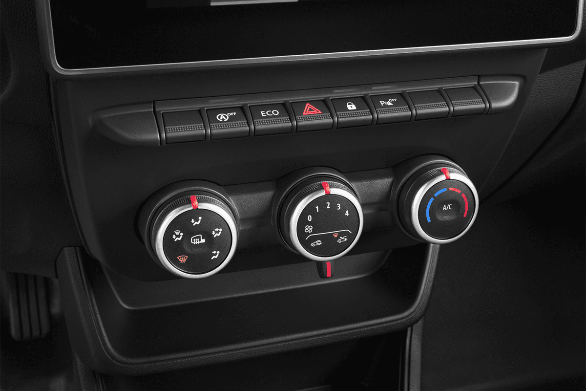 Klimasteuerung eines Renault Express