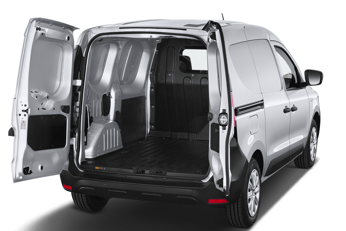 Kofferraum eines Renault Express