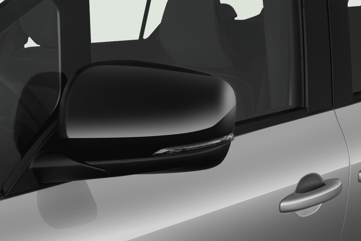 Rückspiegel eines Renault Grand Kangoo