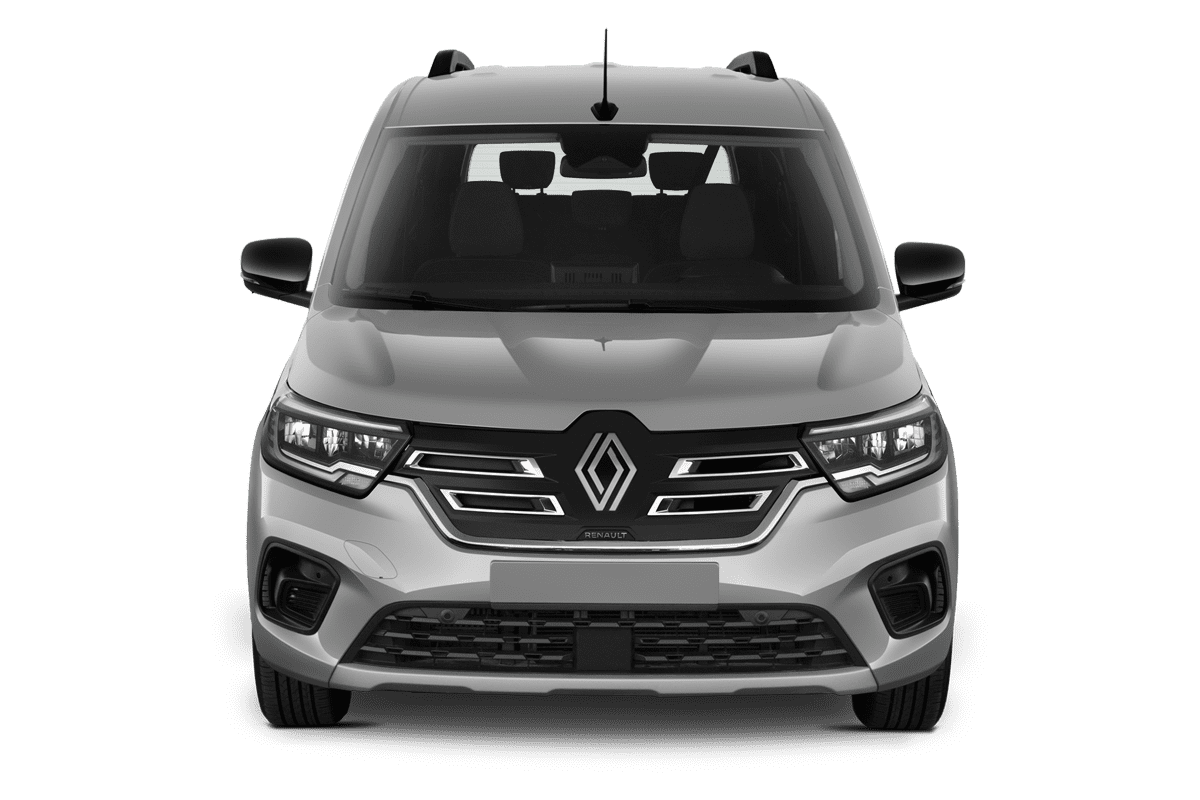Frontansicht eines Renault Kangoo E-Tech, freigestellt