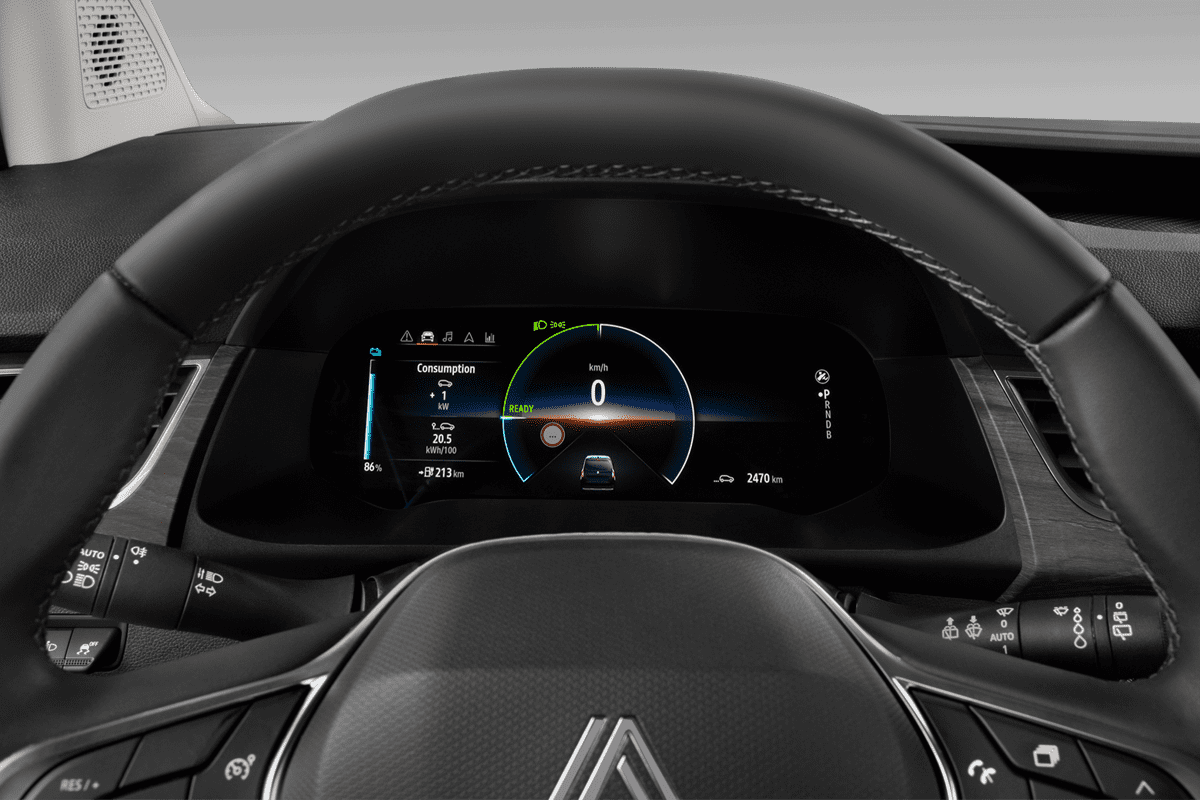 Kombiinstrument eines Renault Kangoo E-Tech