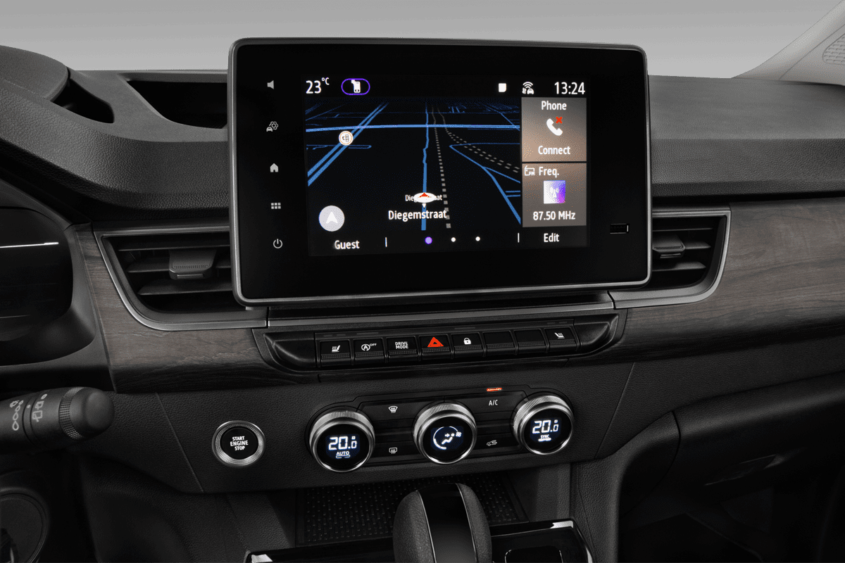 Mittelkonsole eines Renault Kangoo E-Tech