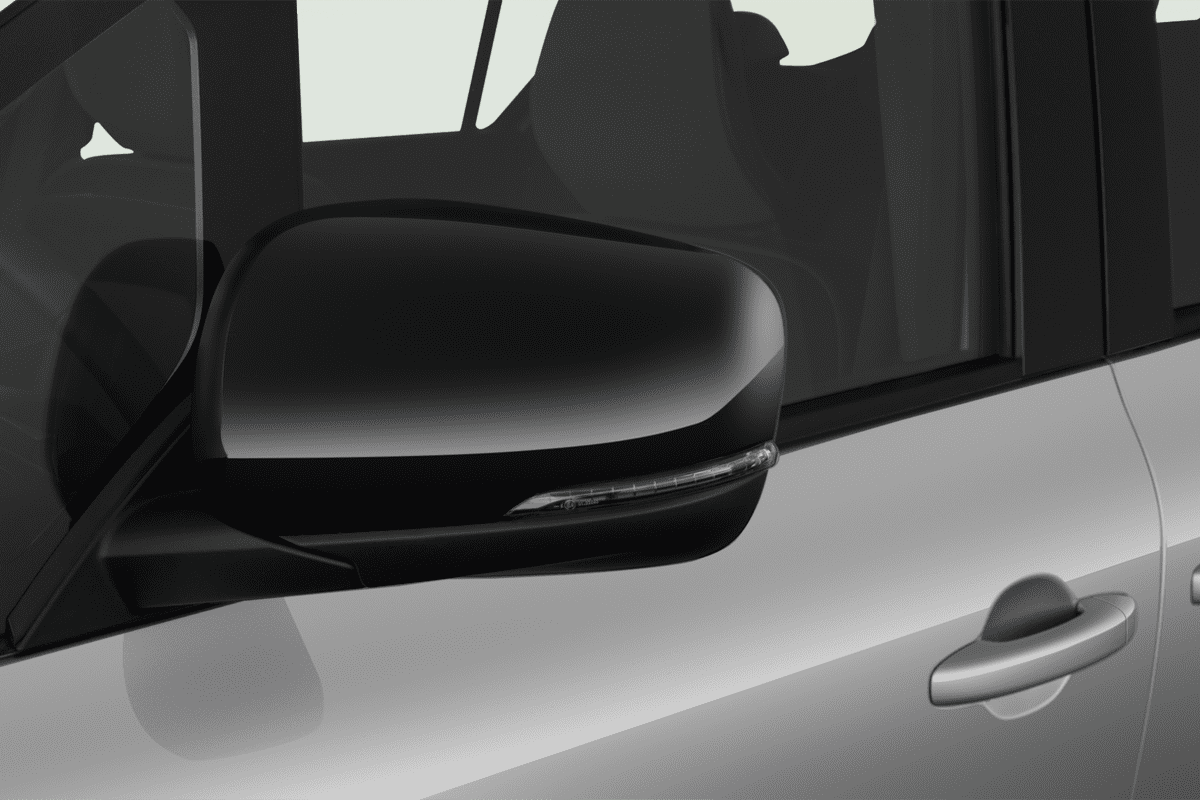 Rückspiegel eines Renault Kangoo E-Tech
