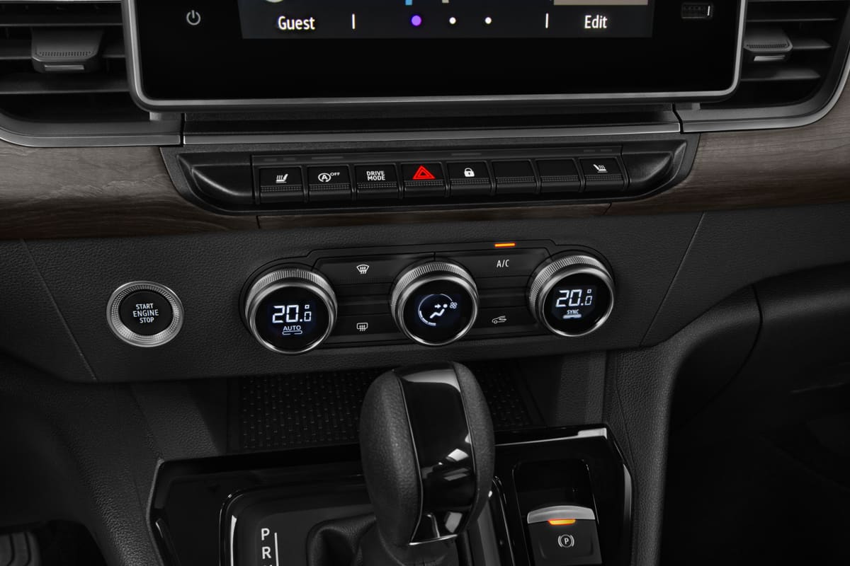 Klimasteuerung eines Renault Kangoo E-Tech