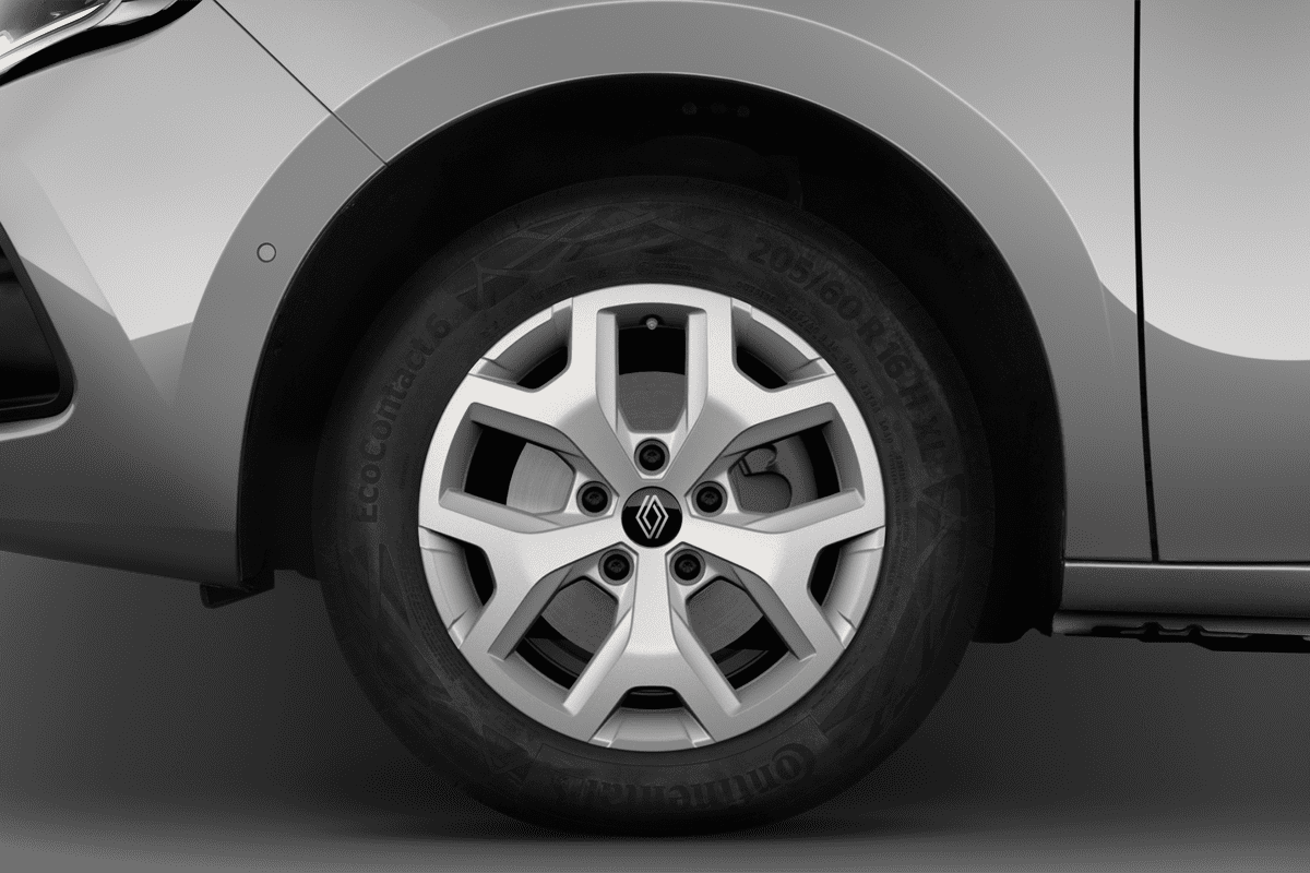 Radkappe oder Felge eines Renault Kangoo E-Tech