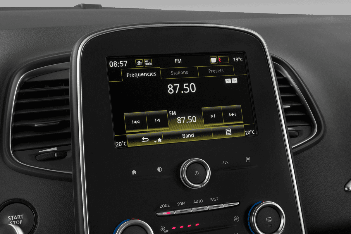 Audiosystem eines Renault Grand Scenic