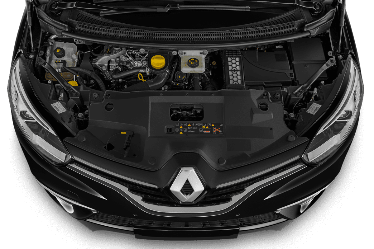 Motorraum eines Renault Grand Scenic
