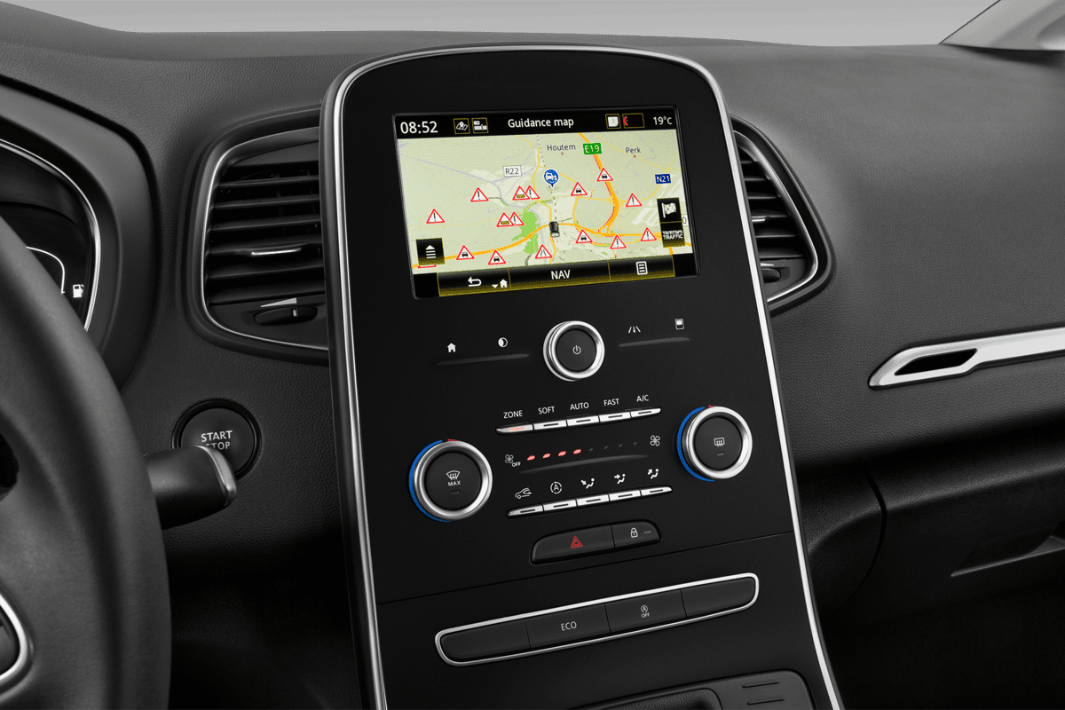 Mittelkonsole eines Renault Grand Scenic