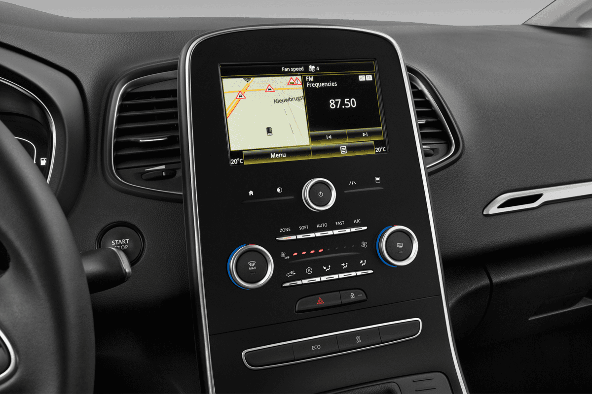 Klimasteuerung eines Renault Grand Scenic