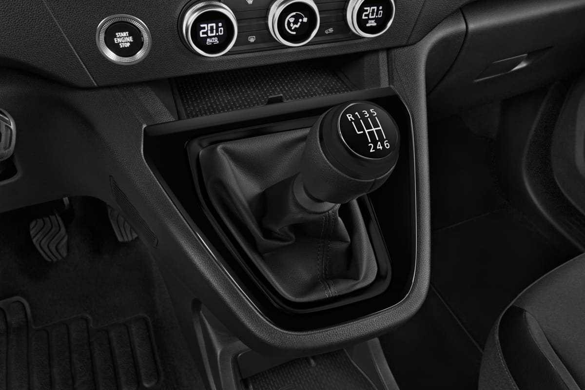 SchaltknĂĽppel eines Renault Kangoo