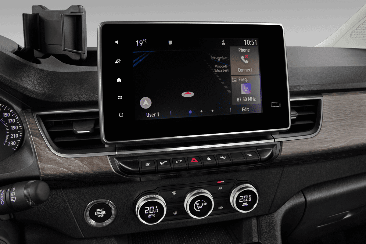 Mittelkonsole eines Renault Kangoo