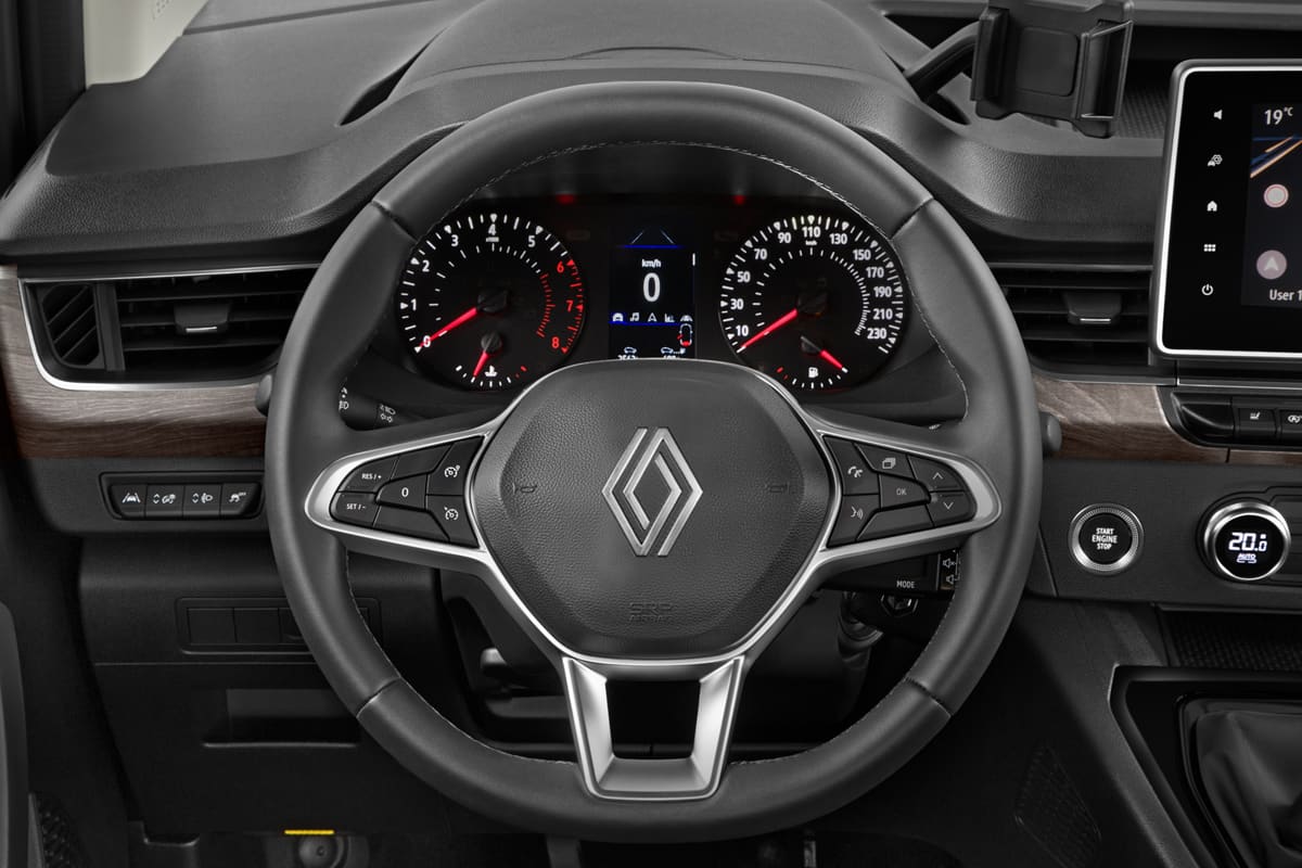 Lenkrad eines Renault Kangoo