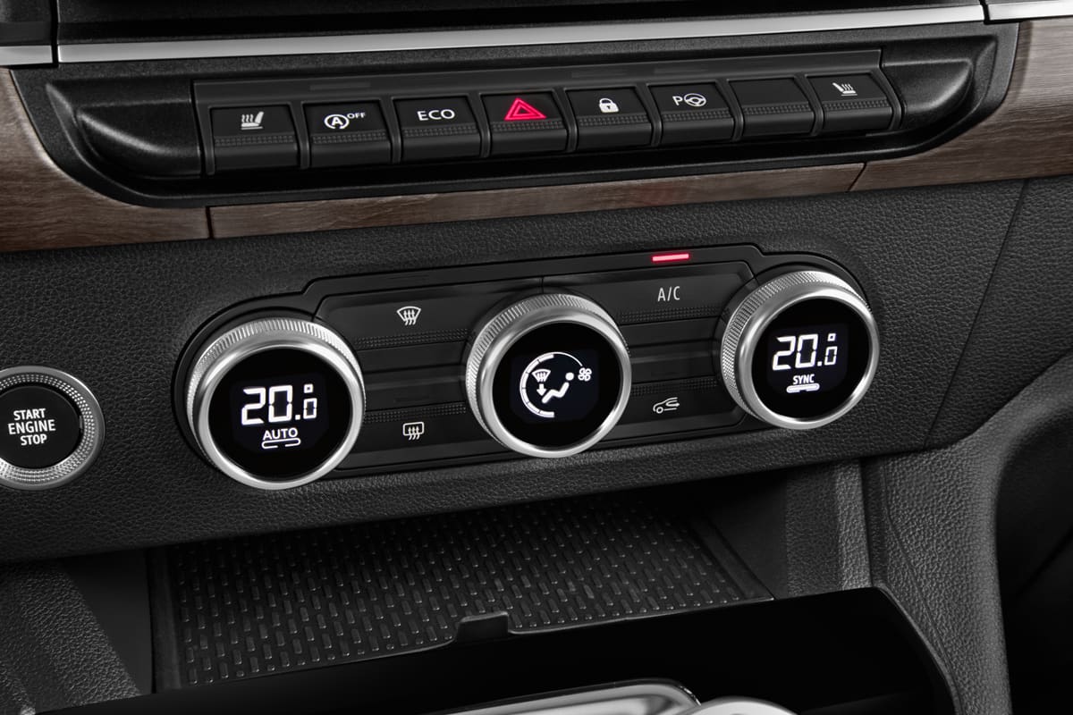 Klimasteuerung eines Renault Kangoo