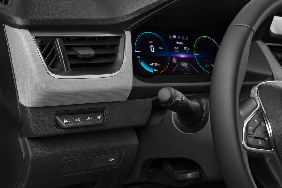 Lüftung eines Renault Kangoo Rapid E-Tech