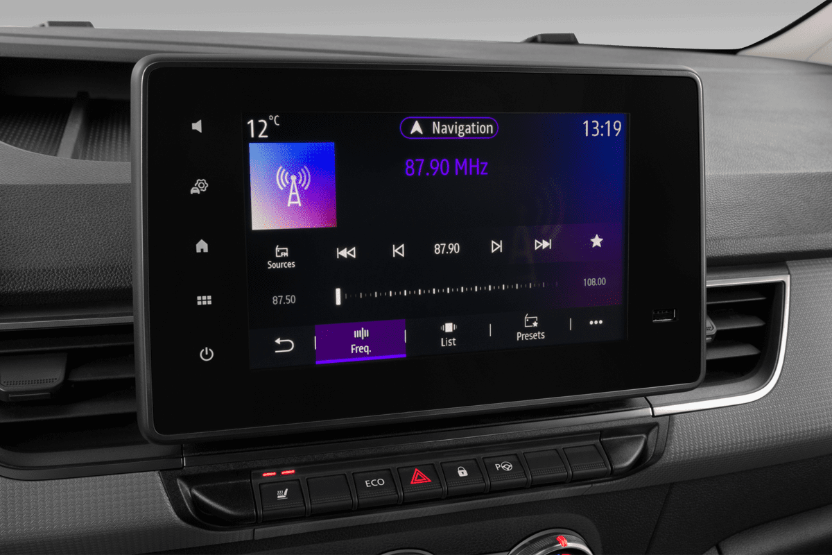 Audiosystem eines Renault Kangoo Rapid E-Tech