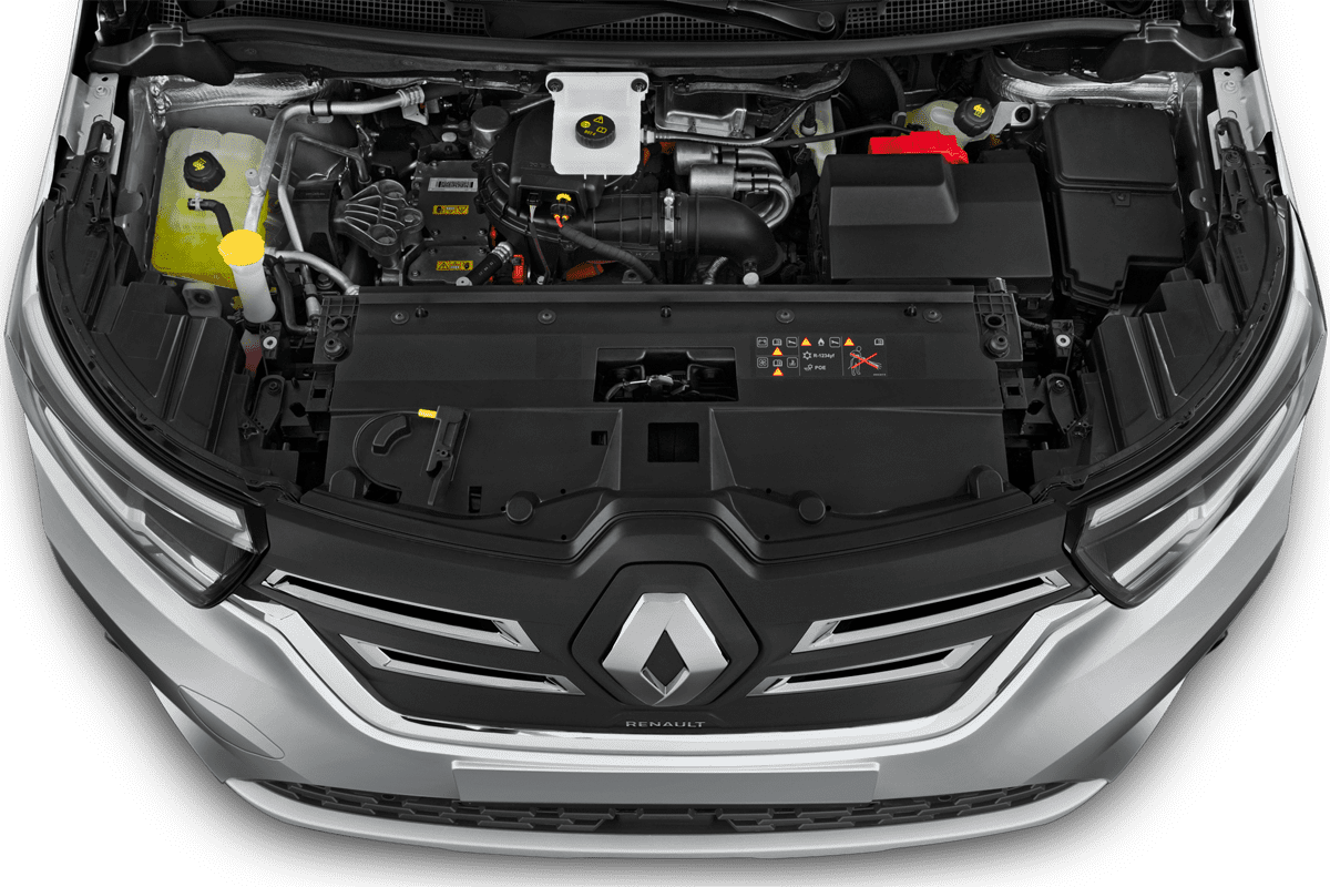 Motorraum eines Renault Kangoo Rapid E-Tech