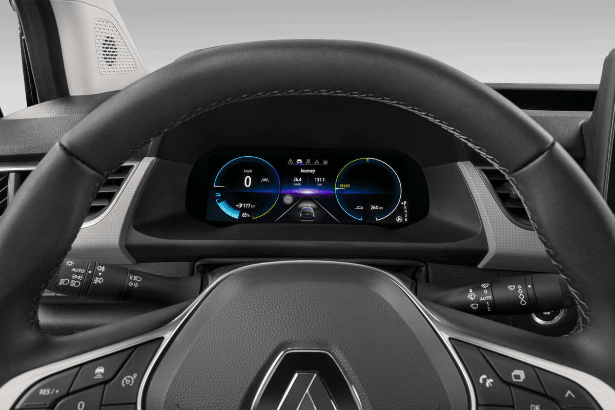 Kombiinstrument eines Renault Kangoo Rapid E-Tech