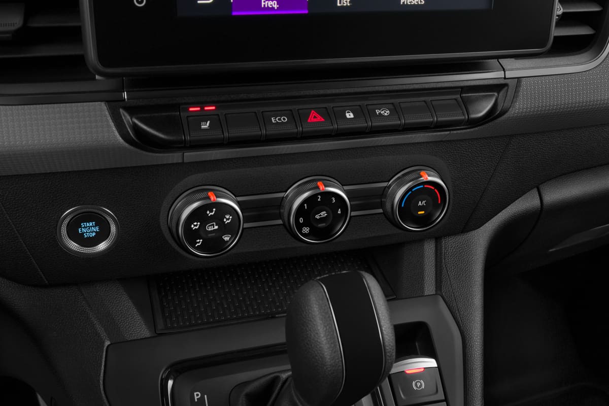 Klimasteuerung eines Renault Kangoo Rapid E-Tech