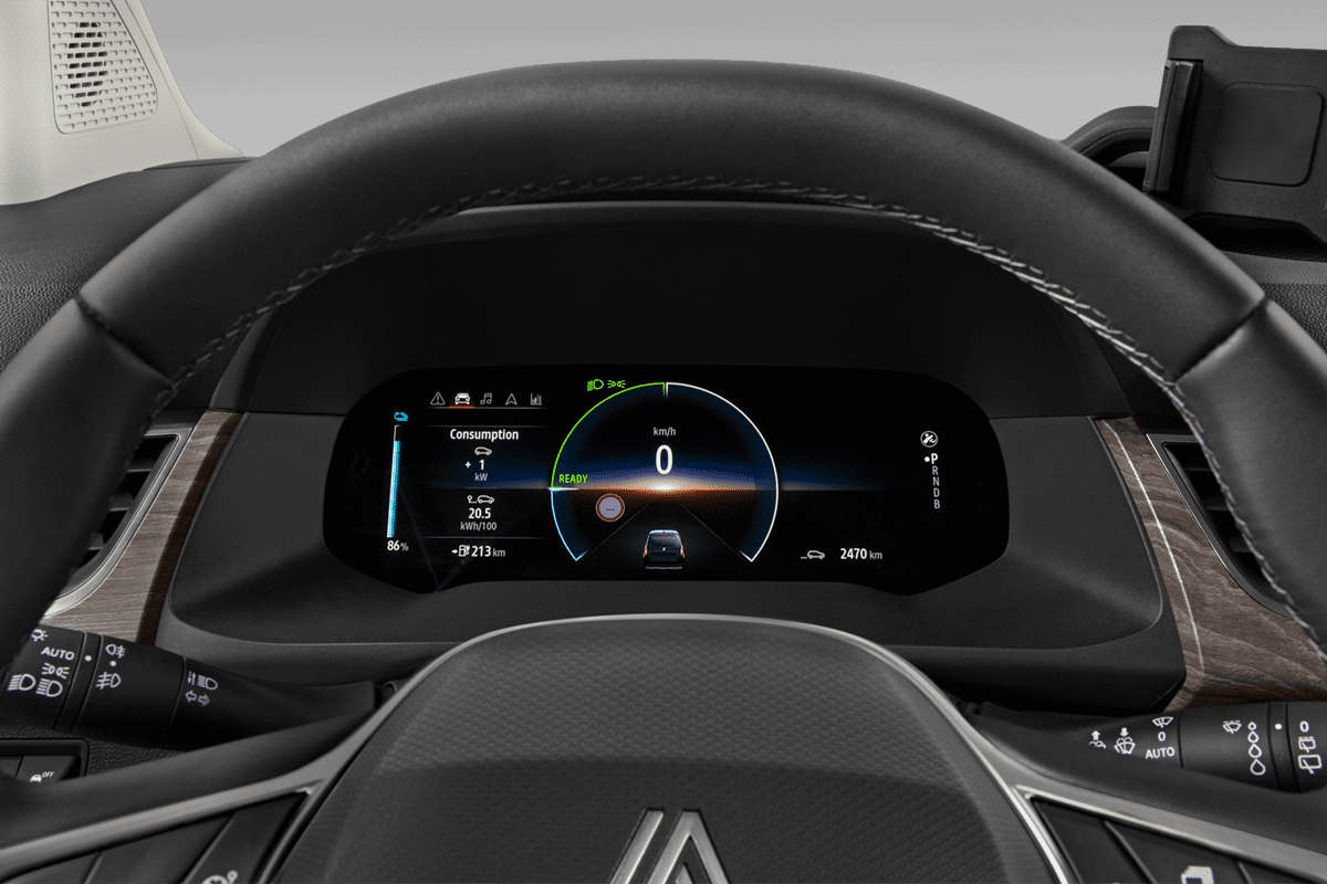 Kombiinstrument eines Renault Kangoo E-Tech