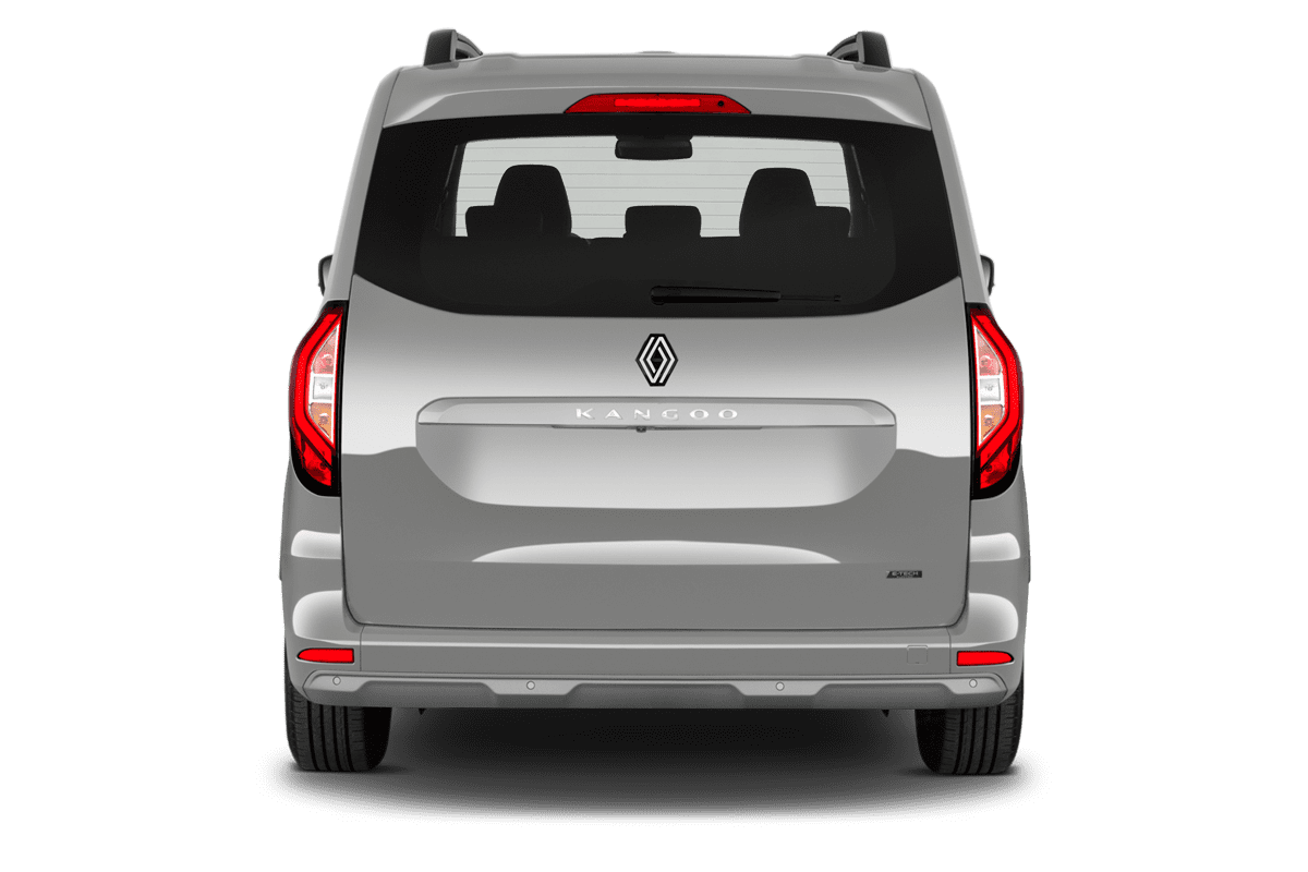 Heckansicht eines Renault Kangoo E-Tech