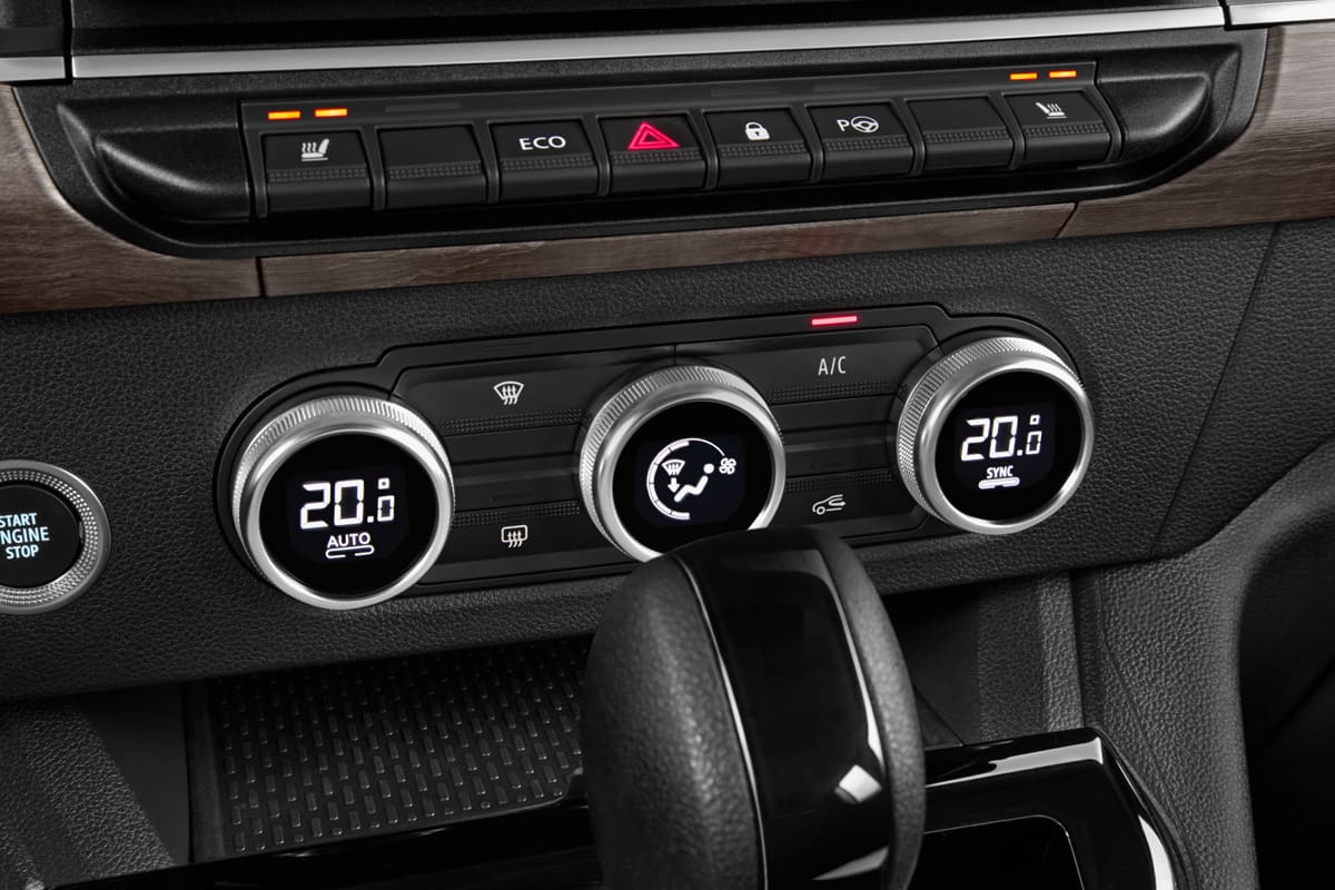Klimasteuerung eines Renault Kangoo E-Tech