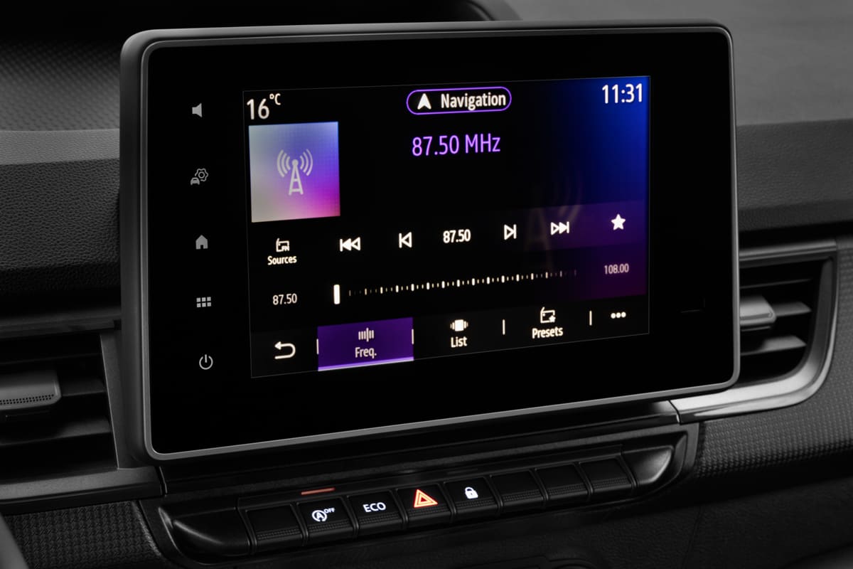 Audiosystem eines Renault Kangoo Rapid