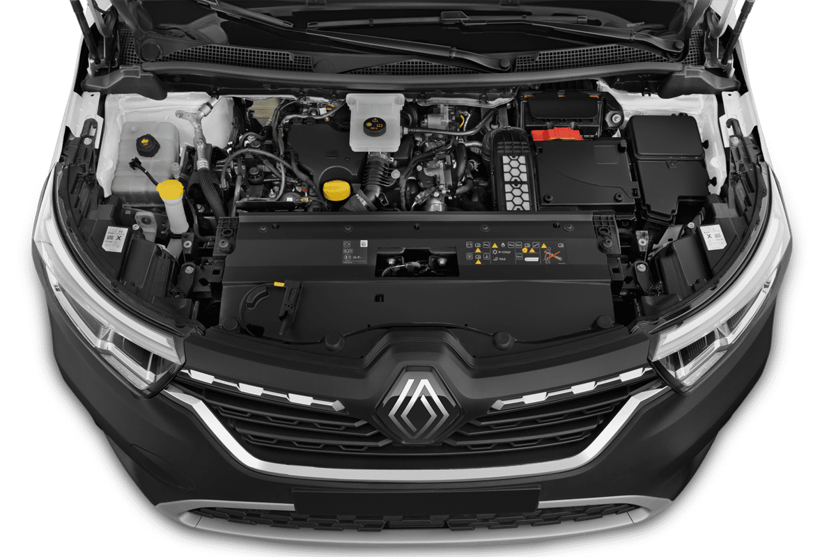 Motorraum eines Renault Kangoo Rapid