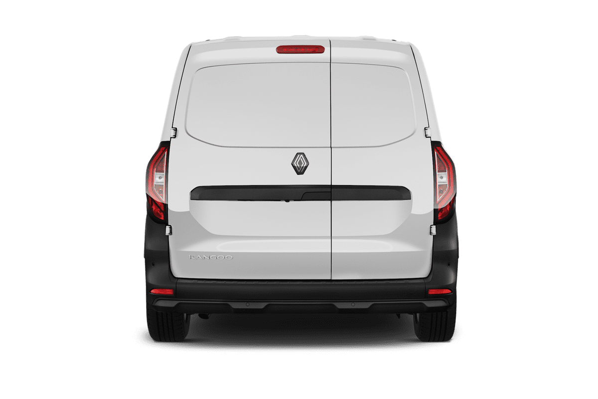 Heckansicht eines Renault Kangoo Rapid