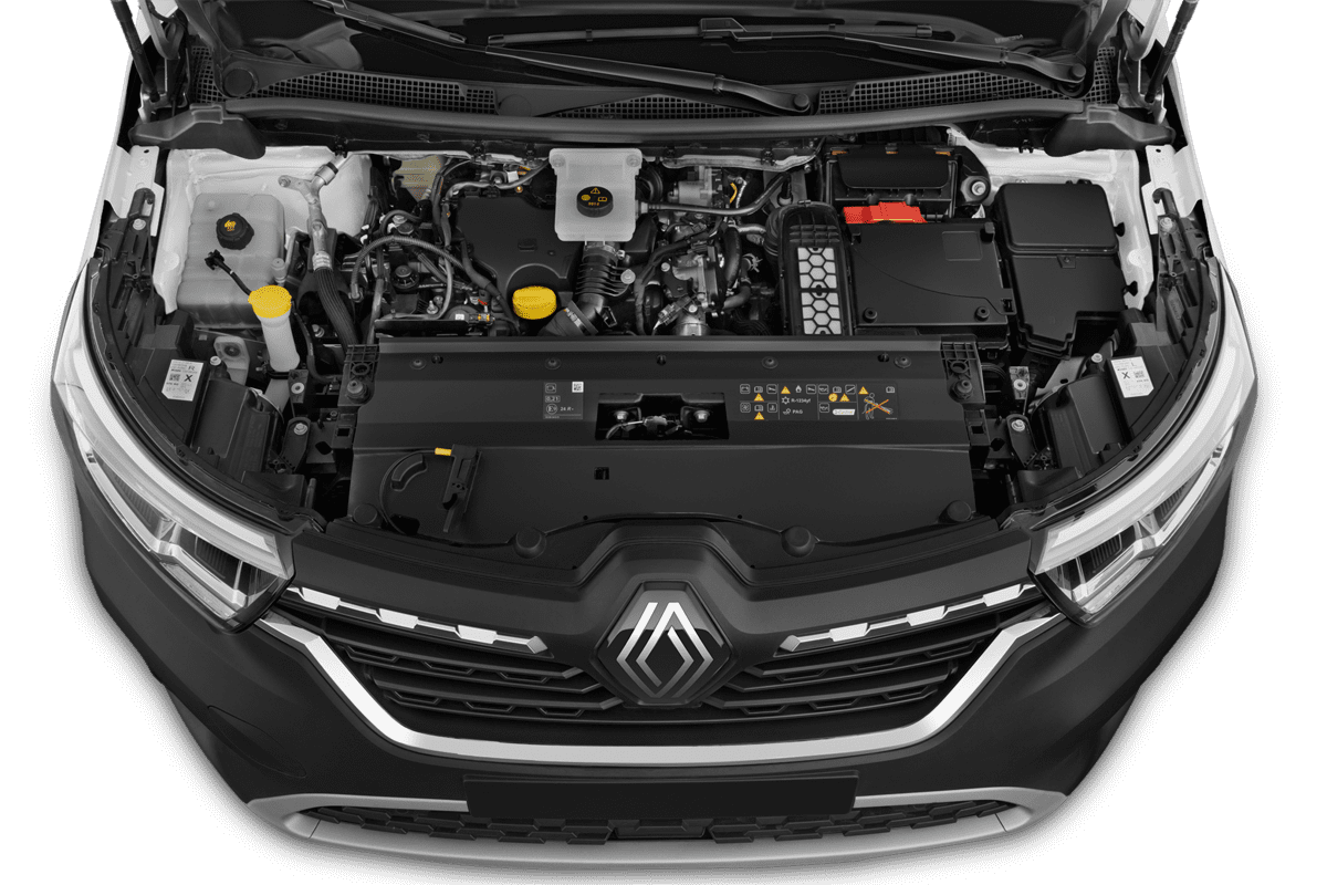 Motorraum eines Renault Kangoo Rapid