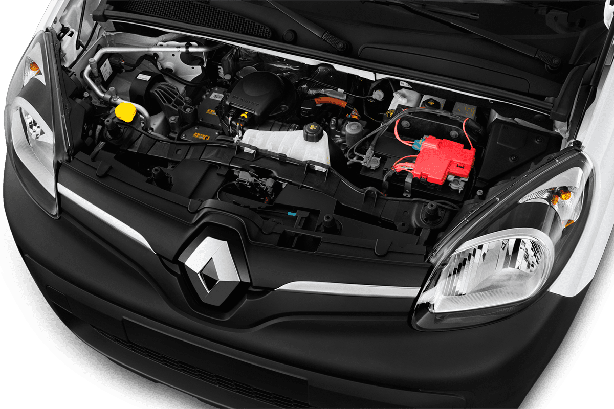 Motorraum eines Renault Kangoo Z.E.
