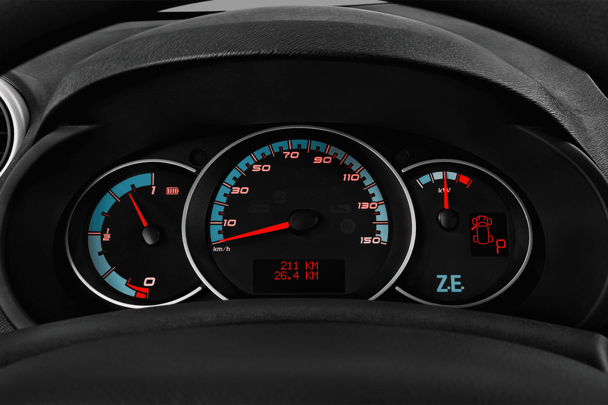 Kombiinstrument eines Renault Kangoo Z.E.