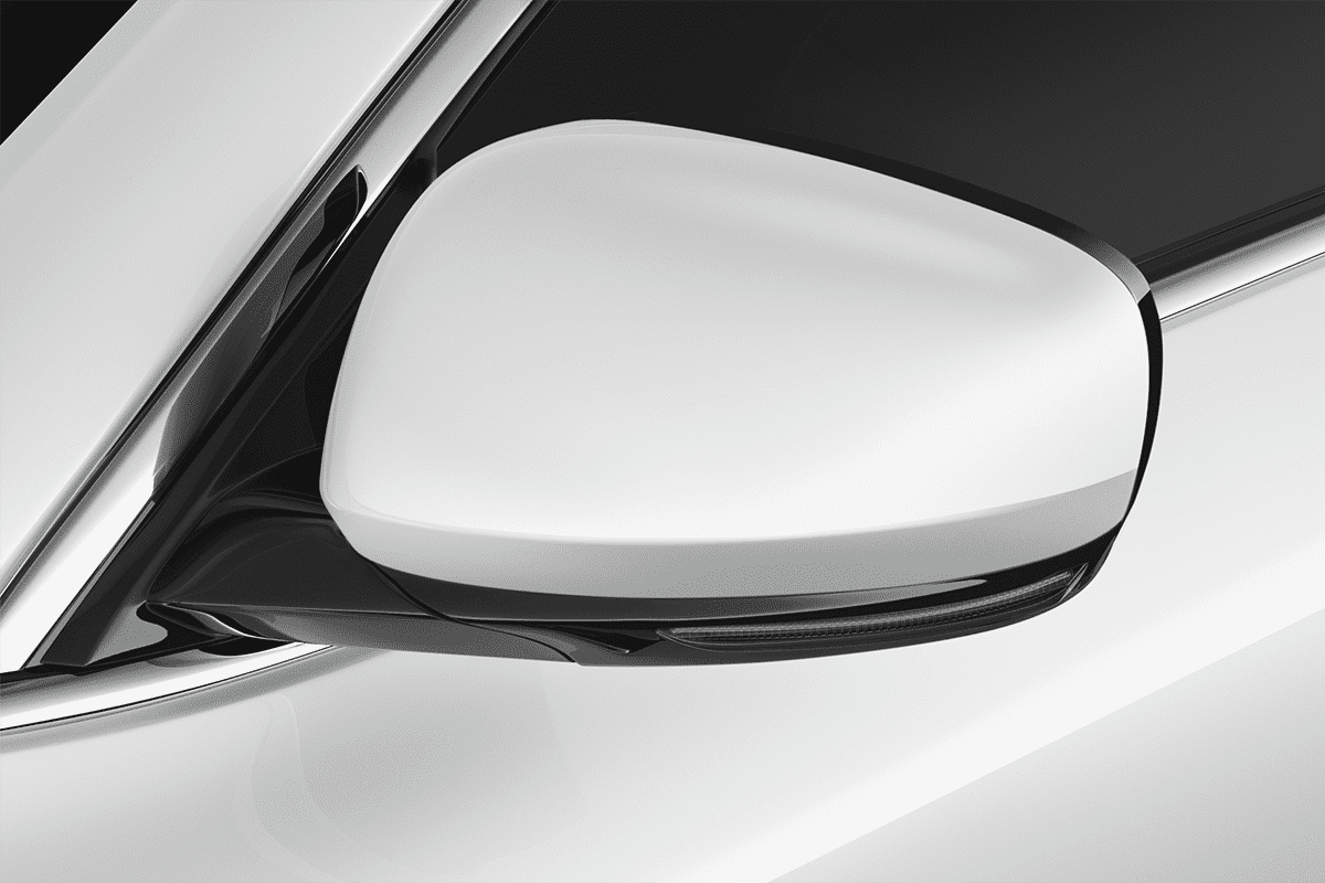 Rückspiegel eines Renault Koleos