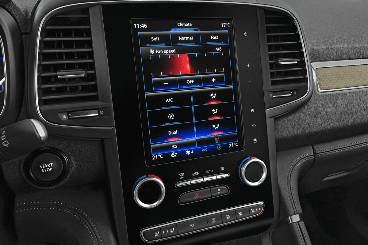 Klimasteuerung eines Renault Koleos
