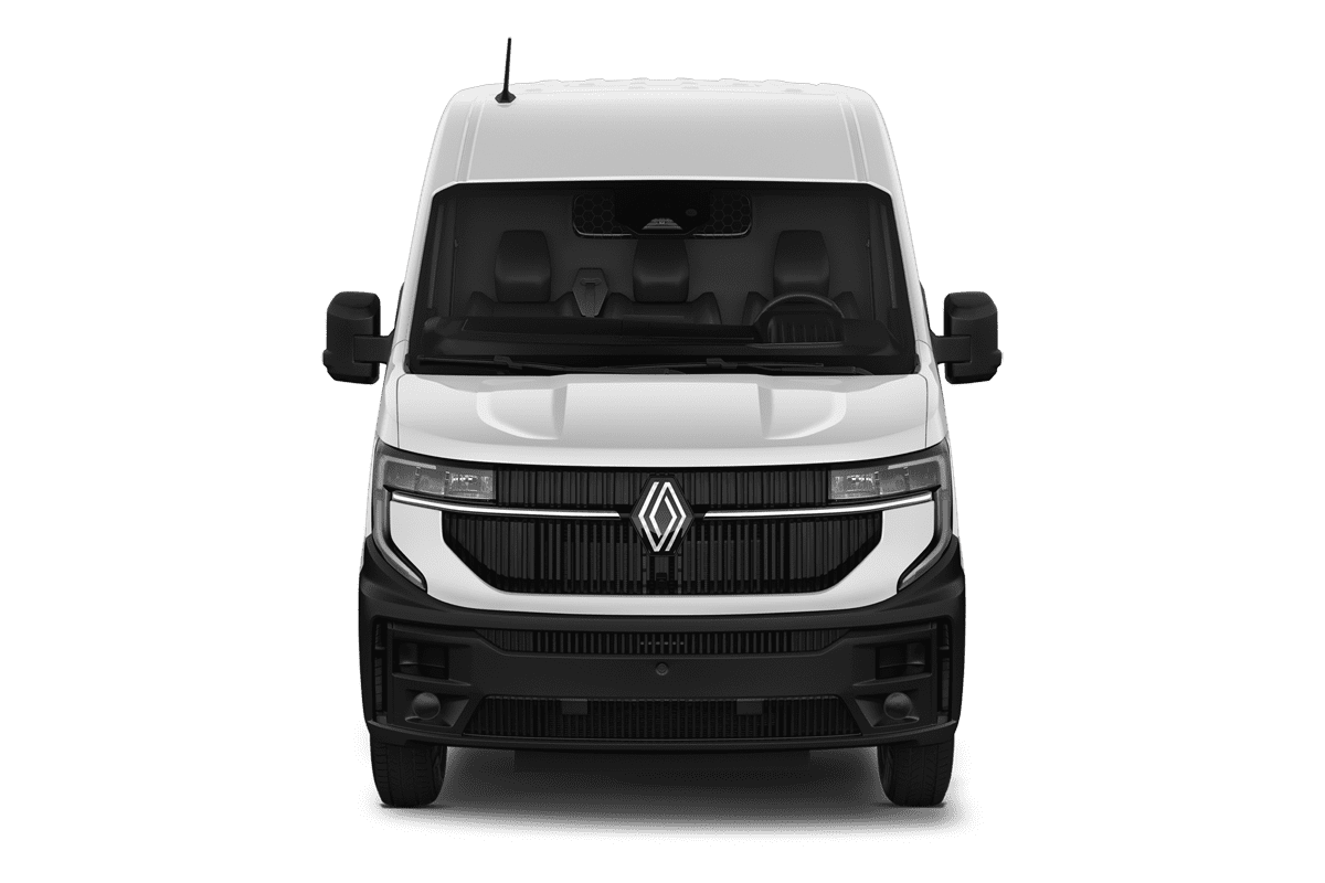 Frontansicht eines Renault Master Normal Kastenwagen, freigestellt