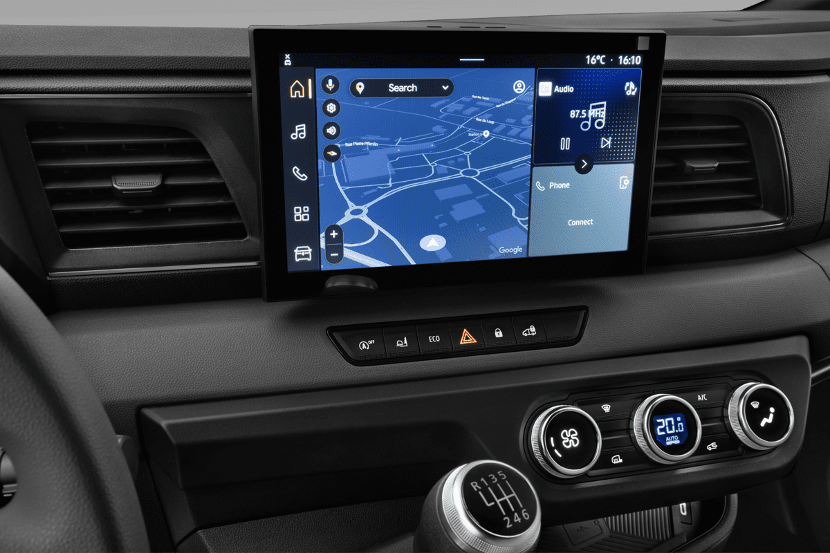 Mittelkonsole eines Renault Master Normal Kastenwagen